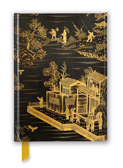 Chinese Lacquer Black & Gold Screen (Foiled Journal) - Flame Tree Notebooks - Flame Tree Studio - Książki - Flame Tree Publishing - 9781839648731 - 14 czerwca 2022