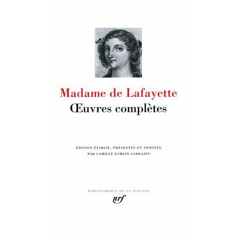 Cover for Marie-Madeleine La Fayette · Oeuvres completes (Hardcover Book) (2014)