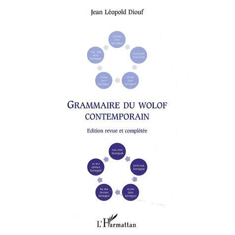Cover for Jean-Léopold Diouf · Grammaire du wolof contemporain (Paperback Book) (2020)