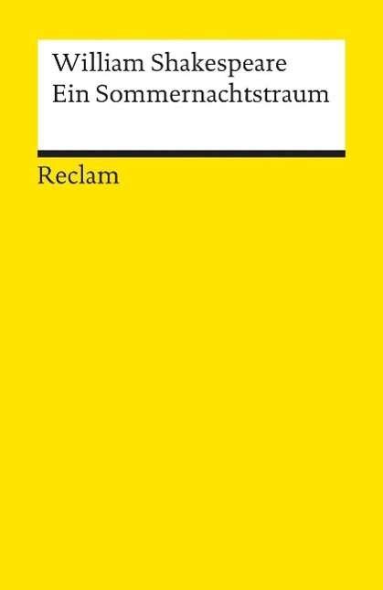 Cover for William Shakespeare · Reclam UB 00073 Shakesp.Sommernachtstr. (Bok)