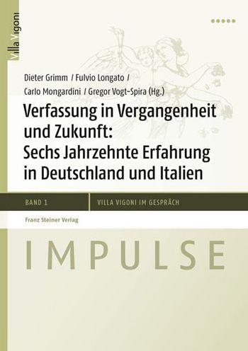 Cover for Dieter Grimm · Verfassung in Vergangenheit und Zukunft (Paperback Book) (2011)