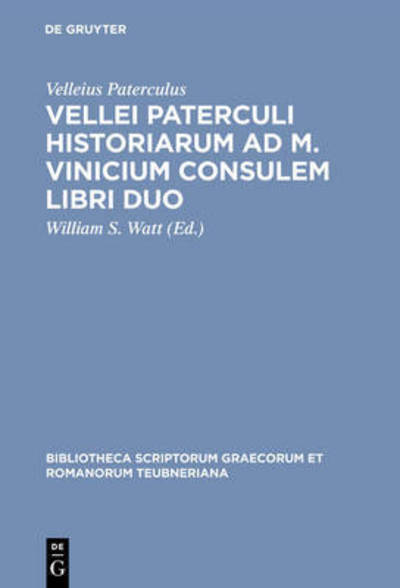 Cover for Velleius Paterculus · Velleius Paterculus:Vellei Paterculi hi (Book) [2nd edition] (1998)