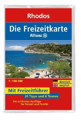 Cover for Mair-Dumont · Allianz Freizeitkarte: Rhodos (Hardcover Book) (2009)