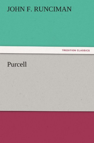 Cover for John F. Runciman · Purcell (Tredition Classics) (Pocketbok) (2011)
