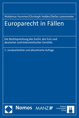 Europarecht in Fällen - Hummer - Books -  - 9783848738731 - January 29, 2020