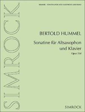 Cover for Hummel · Sonatine für Altsaxophon (Book)