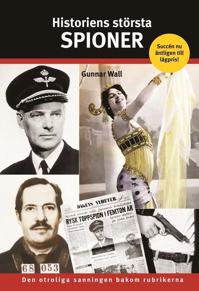 Cover for Gunnar Wall · Historiens största spioner (Landkart) (2008)