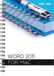 Cover for Eva Ansell · Inspira: Word 2011 för Mac (Spiralbuch) (2012)