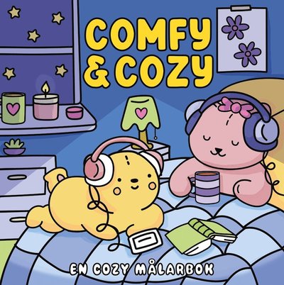 Cover for Comfy &amp; Cozy. En cozy målarbok (Paperback Book) (2025)