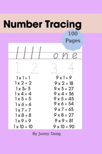 Cover for Hieu Dinh Dang · Number Tracing (Paperback Book) (2021)