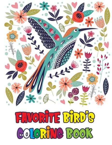 Cover for Laalpiran Publishing · Favorite Bird's Coloring Book (Pocketbok) (2020)