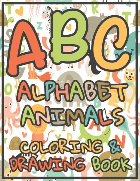 Cover for Meow Press · ABC Alphabet Animals Coloring &amp; Drawing Book (Paperback Book) (2020)