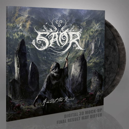 Cover for Saor · Amidst the Ruins (Crystal Clear / Black Marbled 2lp) (LP) (2025)