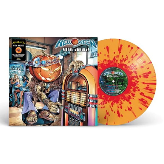 Cover for Helloween · Metal Jukebox (1lp Orange &amp; Red Splatter) (LP) [Limited edition] (2022)