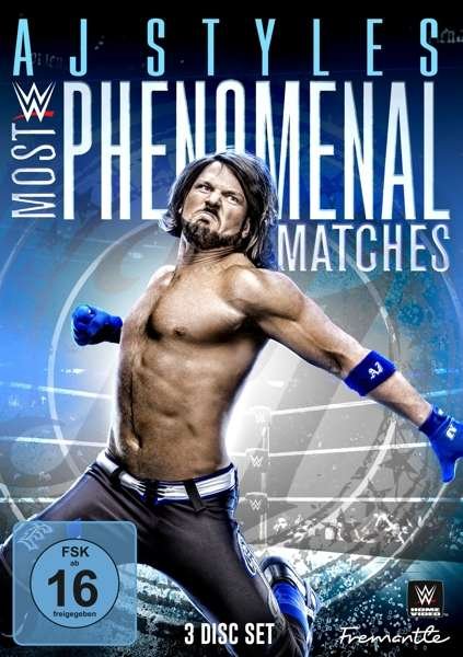 Cover for Wwe · Wwe: Aj Styles-most Phenomenal Matches (DVD) (2018)