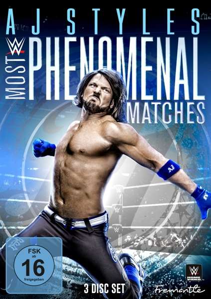 Wwe: Aj Styles-most Phenomenal Matches - Wwe - Film - Tonpool - 5030697040732 - 9. november 2018