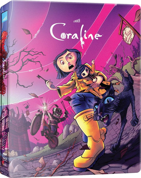 Cover for Coraline Limited Edition Steelbook (4K Ultra HD/BD) [Steelbook edition] (2024)