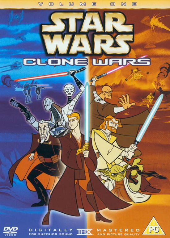 Cover for Star Wars - the Clone Wars Vol · Star Wars - The Clone Wars Vol.1 (DVD) (1901)