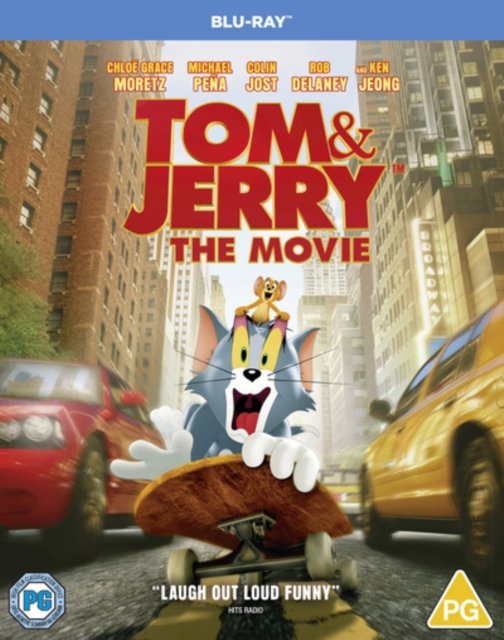 Cover for Tom &amp; Jerry the Movie Blu-ray · Tom and Jerry The Movie (Blu-ray) (2021)