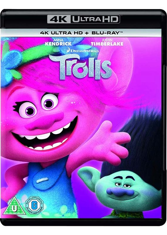 Cover for Trolls (4k Blu-ray) · Trolls (4K UHD Blu-ray) (2018)