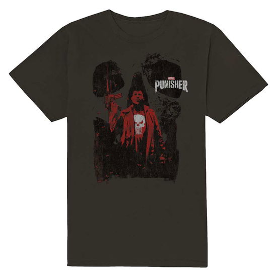 Cover for Marvel Comics · Marvel Comics Unisex T-Shirt: Punisher Red Outline (T-shirt) [size S]