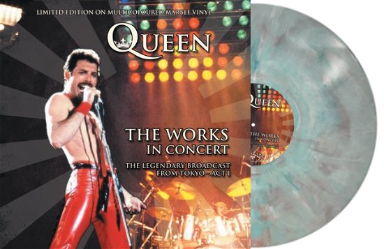 Cover for Queen · The Works In Concert (Multi-Colour Marble Vinyl) (LP) (2023)