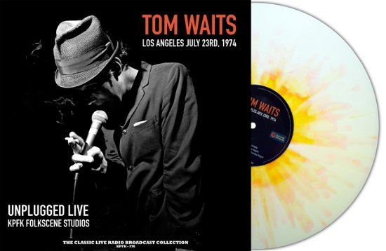 Cover for Tom Waits · Unplugged Live At Folkscene Studios (Splatter Vinyl) (LP) (2023)