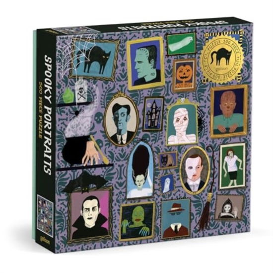 Spooky Portraits 500 Piece Foil Puzzle - Galison - Gesellschaftsspiele - Galison - 9780735382732 - 15. August 2024