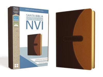 Cover for Nueva Versión Internacional · Santa Biblia NVI, Ultrafina, Café (Leather Book) (2018)