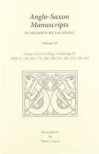 ASMv25 Corpus Christi College, Cambridge II (INST BUNDLE) - Medieval and Renaissance Texts and Studies - Peter J. Lucas - Books - State University of New York at Binghamt - 9780866989732 - October 17, 2024