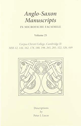 ASMv25 Corpus Christi College, Cambridge II (INST BUNDLE) - Medieval and Renaissance Texts and Studies - Peter J. Lucas - Books - State University of New York at Binghamt - 9780866989732 - July 9, 2025