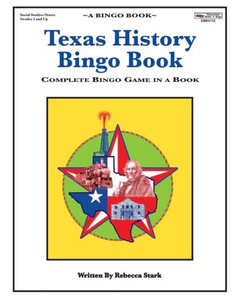 Cover for Rebecca Stark · Texas History Bingo Book (Paperback Book) (2016)