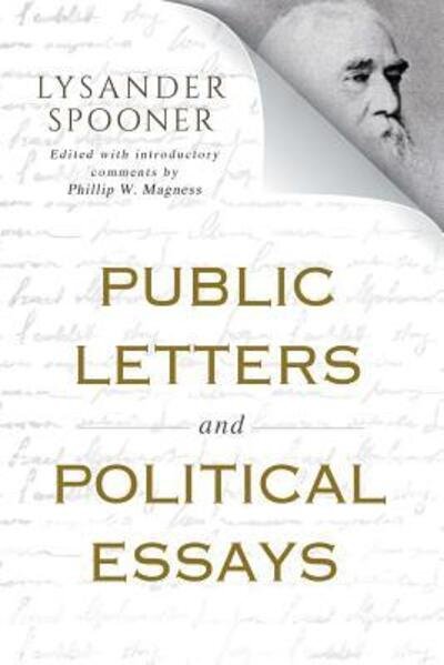 Cover for Lysander Spooner · Public Letters and Political Essays (Pocketbok) (2019)