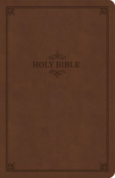 Cover for Holman Bible Publishers · KJV Thinline Bible, Brown LeatherTouch, Value Edition (Läderbok) (2022)