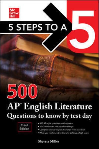 Cover for Shveta Verma Miller · 5 Steps to a 5: 500 AP English Literature Questions to Know by Test Day, Third Edition (Taschenbuch) (2021)