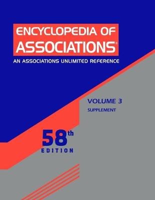 Cover for Gale Research Inc · Encyclopedia of Associations: National Organizations of the U.S. (Paperback Book) (2019)