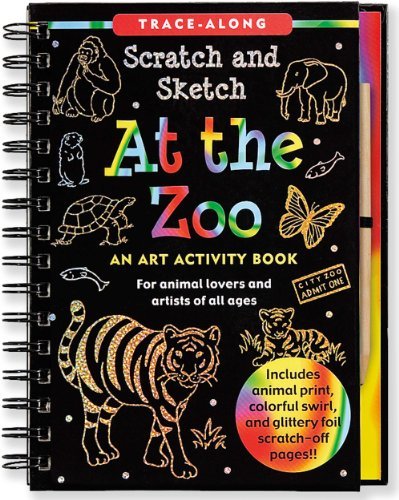 Cover for Lee Nemmers · At the Zoo Scratch &amp; Sketch (An Art Activity Book for Animal Lovers and Artists of All Ages) (Trace-along Scratch and Sketch) (Spiralbuch) [Nov Spi edition] (2011)