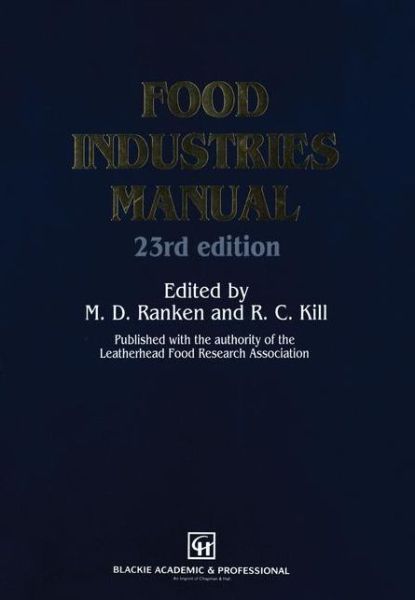 Cover for M D Ranken · Food Industries Manual (Paperback Book) [Softcover reprint of the original 1st ed. 1993 edition] (2012)