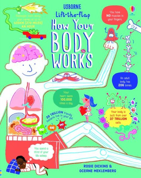 Cover for Rosie Dickins · Lift the Flap How Your Body Works - Lift-the-flap (Tavlebog) (2020)