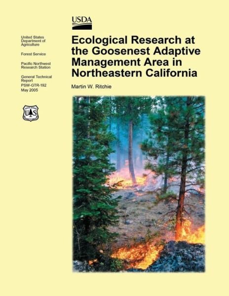 Cover for United States Department of Agriculture · Ecological Research in the Goosenesst Adaptive Management Area in Northeastern California (Taschenbuch) (2015)