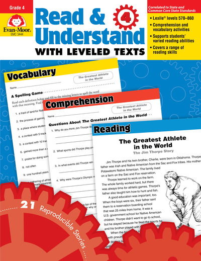 Cover for Martha Cheney · Read &amp; Understand with Leveled Texts, Grade 4 (Paperback Book) (2010)