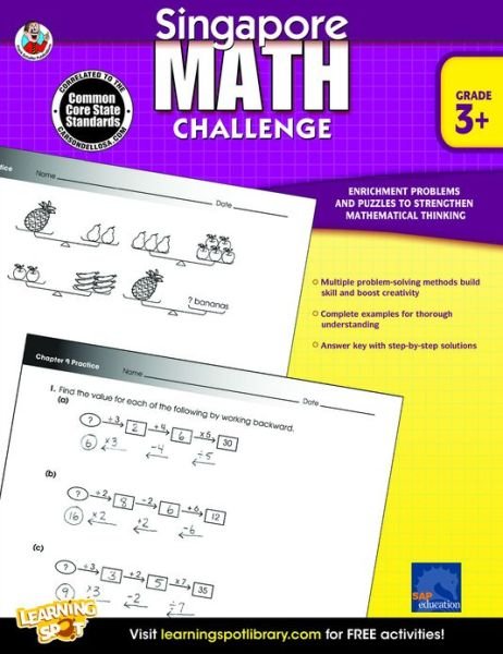 Cover for Frank Schaffer Publications · Singapore Math Challenge, Grades 3 - 5 (Paperback Bog) (2013)