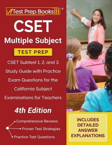 CSET Multiple Subject Test Prep - Tpb Publishing - Books - Test Prep Books - 9781628458732 - August 21, 2020
