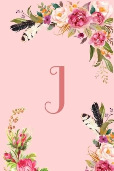 Cover for Mb Journals · Monogram Initial Letter J Notebook for Women and Girls (Paperback Bog) (2020)
