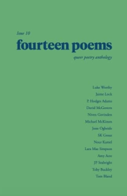 Cover for Fourteen Poems Issue 10: a Queer Poetry Anthology (Paperback Book) (2023)