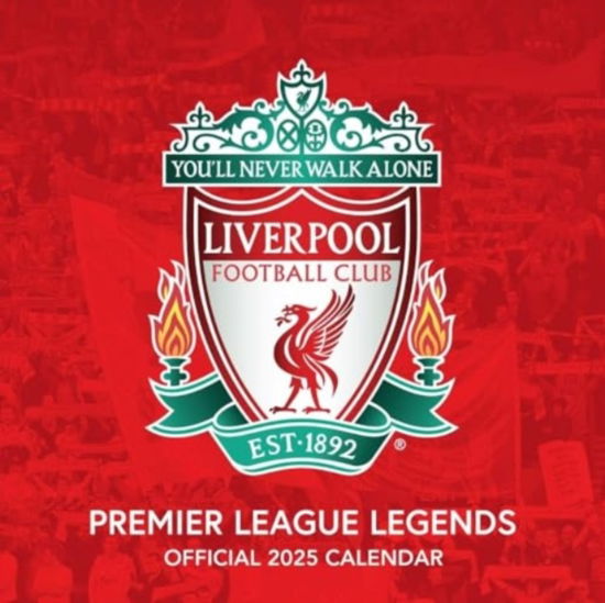 Cover for Liverpool FC Legends Square Calendar 2025 (Calendar) (2024)