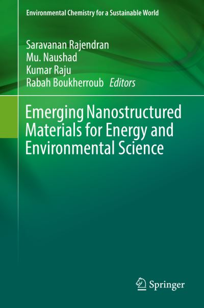 Cover for Emerging Nanostructured Materials for Energy and Environmental Science (Book) [1st ed. 2019 edition] (2019)