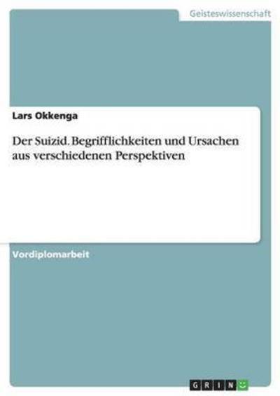 Cover for Okkenga · Der Suizid. Begrifflichkeiten u (Bok) (2016)