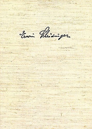 Gesammelte Abhandlungen = - Erwin Schrödinger - Books - Verlag der O?sterreichischen Akademie de - 9783700105732 - December 31, 2013