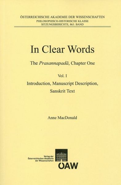 Cover for Anne MacDonald · In Clear Words (Paperback Book) (2015)